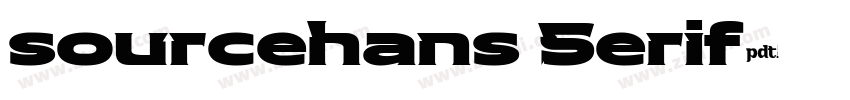 sourcehans Serif字体转换